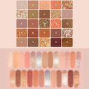 GlowArt 25 – Paleta de Sombras Profissional com Cores Intensas e Misturáveis