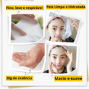 Máscara Facial Caracol Hidratante – 10 Unidades