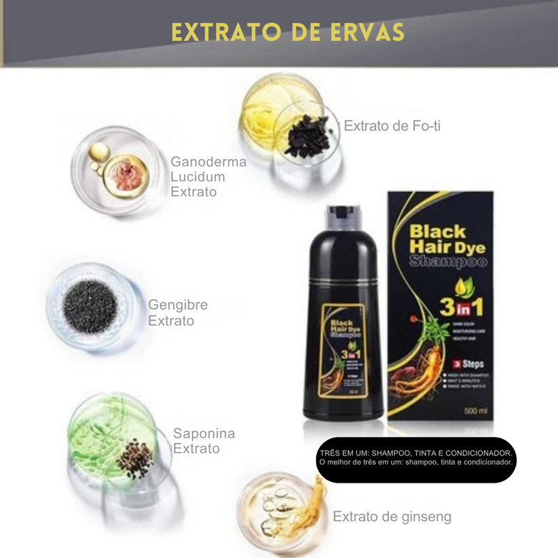 Meidu BlackBoost – Tintura Instantânea 3 em 1