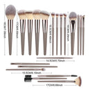 LuxBrush Set – Pincéis de Maquiagem Premium com Toque Suave e Preciso