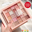 GlowArt 25 – Paleta de Sombras Profissional com Cores Intensas e Misturáveis